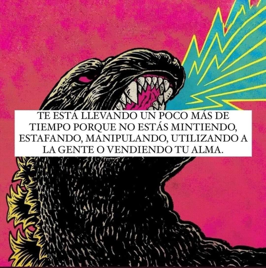 El_Neb's tweet photo. Godzilla nos trae un mensaje positivo y real. https://t.co/0pr1IHKjgk