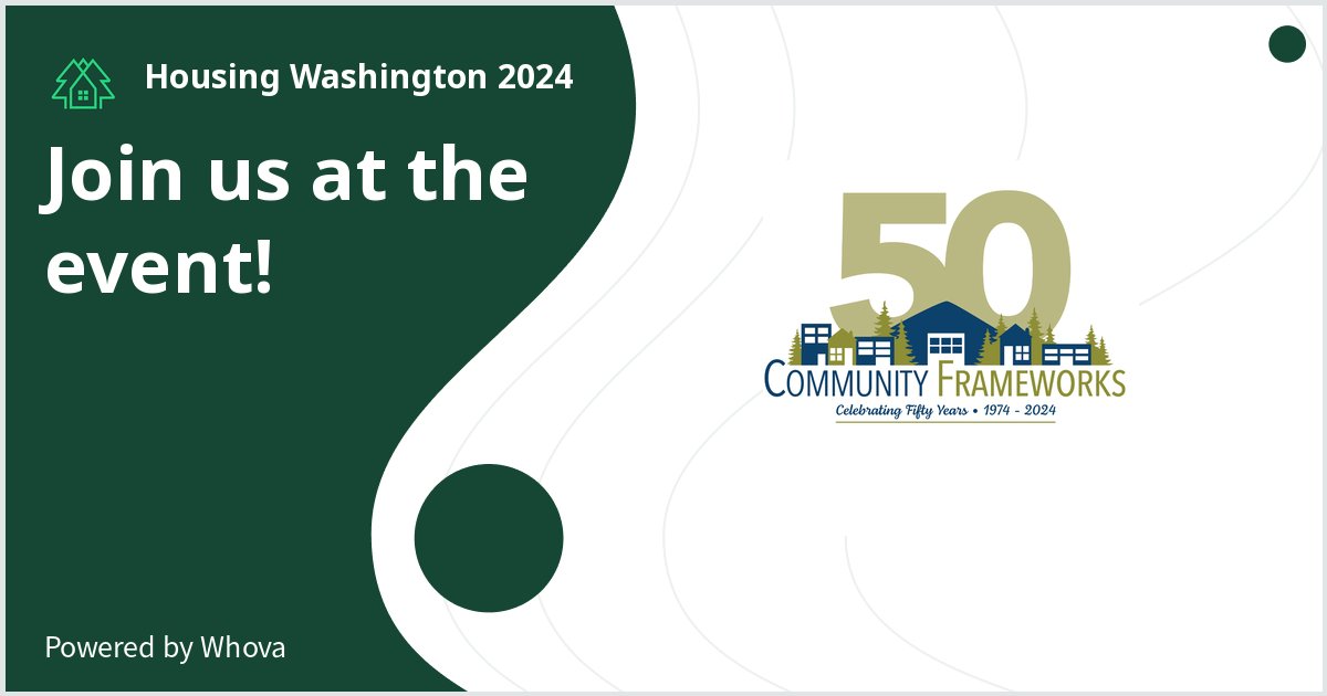 ComFrameHousing's tweet image. We’re proud to sponsor Housing Washington 2024. #HSNGWA
