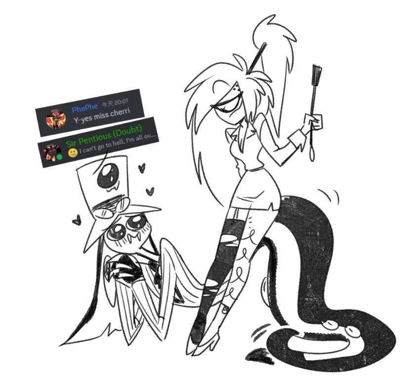 Funny little stories in the Discord servers๐
It started when @serped3ra slapped my ass 'POW ๐๐ซ' (?), and I responded like this...
with : @serped3ra @phenoxfire
