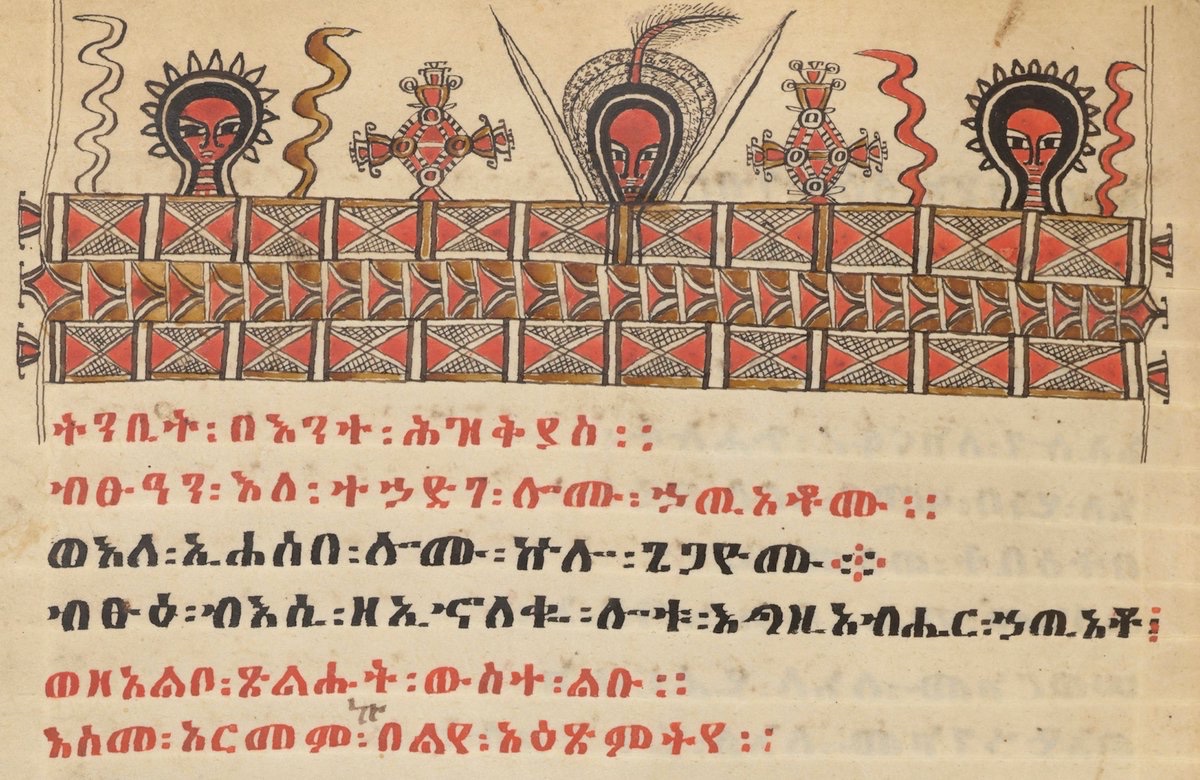 ArtEthiopic's tweet photo. If I'm ever in a position where I have to pick a ḥarag (= decorative headpiece) to fight for me, this is the one I would choose

Ethiopia, 19th c.   #harag #headpiece #decoration #geez #fighterz #africanart https://t.co/fXfrndga3B
