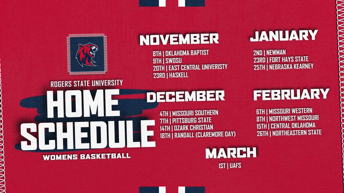 Schedule 24’-25’ ❤️💙🤍
