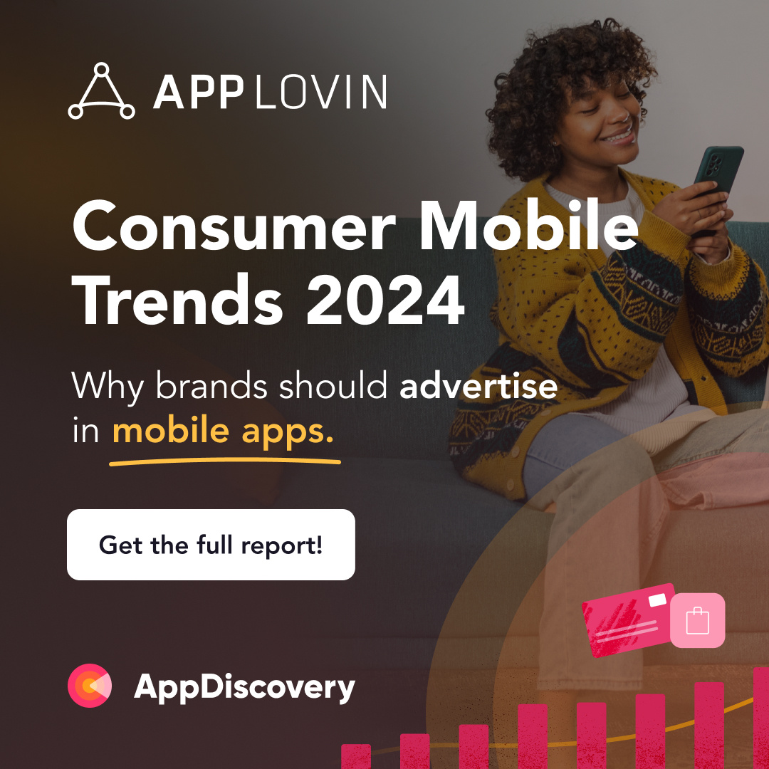 AppLovin's tweet image. 📣 The time to advertise in mobile apps is now! 👇

Our latest report breaks down why channel diversification is crucial for growth, how mobile in-app ads offer massive reach and brand safety, and how to get started.
 
Check it out: hubs.la/Q02R5Wt30.

#InAppAdvertising