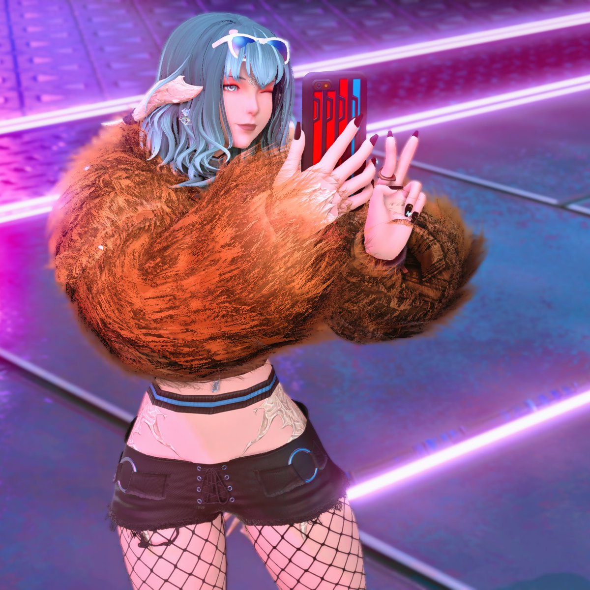 "Wow..! So this is Solution Nine? Impressive, let's dress as locals though. I'm so excited!"

- Flurethsia