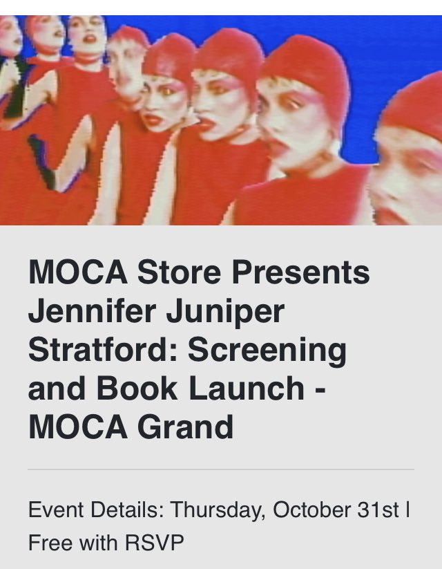 Videomancers Book Launch and Screening <a href="/MOCAlosangeles/">MOCA</a> 
Free admission with RSVP 
moca.ticketapp.org/portal/product…