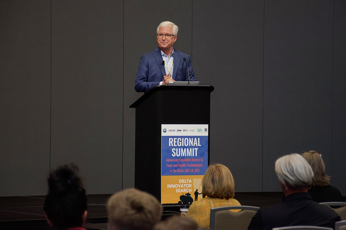 ACHI (@achi_net) on Twitter photo ACHI President and CEO <a href="/JoeThompsonMD/">Dr. Joe Thompson</a> kicked off a regional summit in Little Rock today with partners across Arkansas, Mississippi, and Louisiana focused on improving health and economic outcomes in the #Delta. The summit is part of an initiative funded by <a href="/NSF/">U.S. National Science Foundation</a>. ACHI President and CEO <a href="/JoeThompsonMD/">Dr. Joe Thompson</a> kicked off a regional summit in Little Rock today with partners across Arkansas, Mississippi, and Louisiana focused on improving health and economic outcomes in the #Delta. The summit is part of an initiative funded by <a href="/NSF/">U.S. National Science Foundation</a>.
