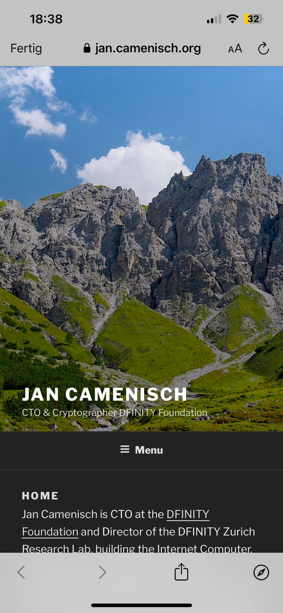 Wow how did I not see this before 😳

This is the website of <a href="/JanCamenisch/">jan</a> the CTO of $ICP

Do you see what $IC? 

Big focus on privacy which could lead us to something …