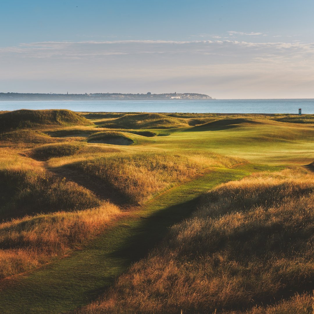 top100golf's tweet photo. Match Play vs. Stroke Play?! ⛳🔥
With The Presidents Cup in Montreal tomorrow, we want to know which format gets you fired up! 🏆
Would you rather play a match or stroke-play at the famous two-ball club Royal St George's?
📷 @jasonlivy
#PresidentsCup #MatchPlay #StrokePlay https://t.co/XjsMnNDZpH
