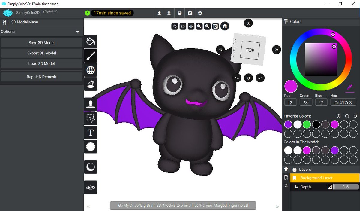 Let's have a chat.  What painting program do you use to color your 3D Models?  What features do you wish it had that it doesn't?  Let us know!  We'd love to know what you are using &amp; your likes/dislikes!  #3dprinting #technology #paint