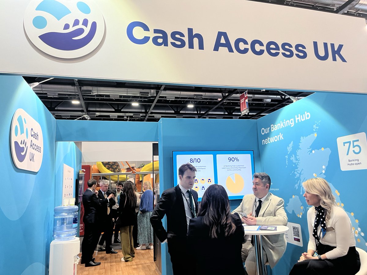 That's a wrap on the #LabourPartyConference! 🙌 
 
Over the past few days, we’ve had some fantastic conversations about how our Banking Hubs and Deposit Services can bring essential cash and basic banking services back to local communities  💬 #LPC24