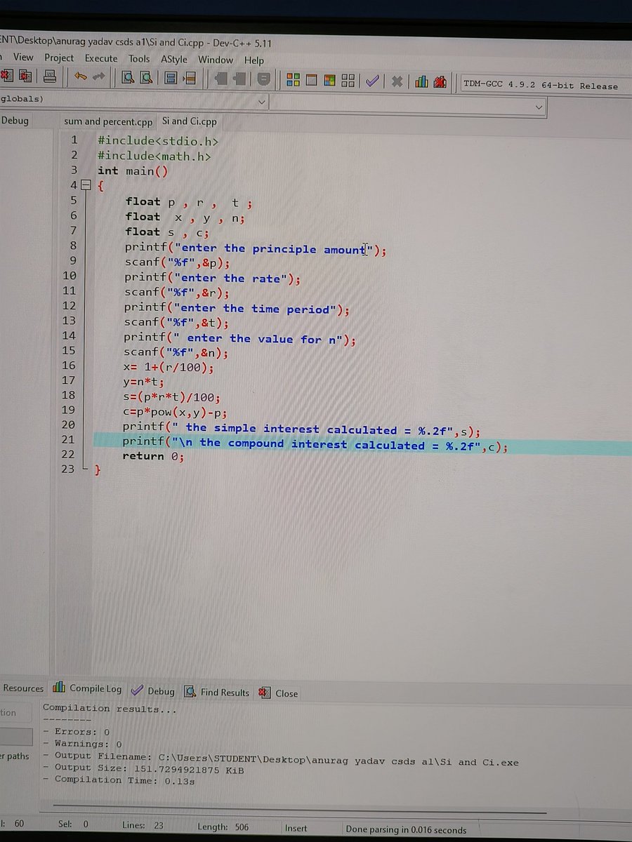 imAYadav17's tweet photo. Had a productive day in my PPS lab, tackling reasoning problems with C programming!  #DSA #CodingJourney #CSE @ShradhaKhapra_ @amazon @autodesk @Google @Microsoft https://t.co/cXSKQg2aHX