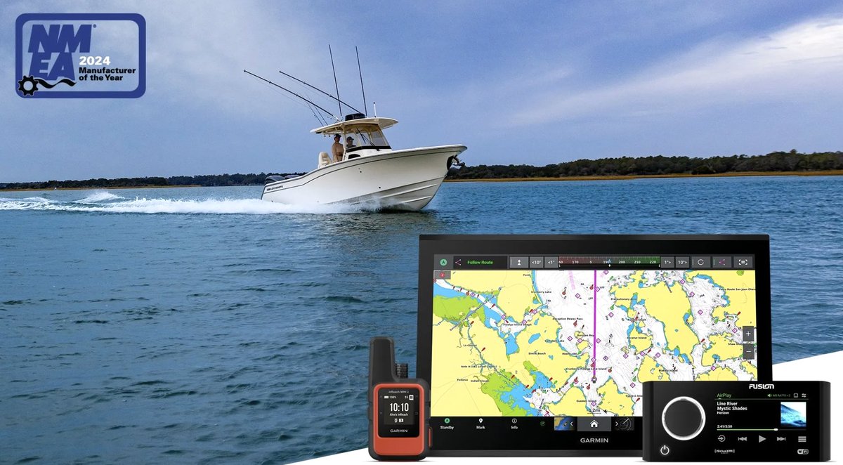 sportfishpolicy's tweet photo. Big congratulations to our partner, @Garmin, for being named Manufacturer of the Year by NMEA for an incredible 10th consecutive year!  Garmin continues to lead the marine electronics industry with their innovative, forward-thinking technology that keeps anglers and boaters connected and safe on the water.
https://t.co/Z8OVyUO6Wd