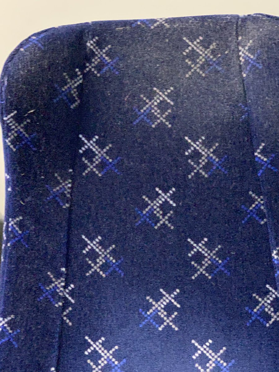 catmc158's tweet photo. @ScotRail carriage 38505 has disgusting head rests. Pix don’t show how ‘bogging’ they are - yuk! 🤢 https://t.co/LPcoCV0gzF