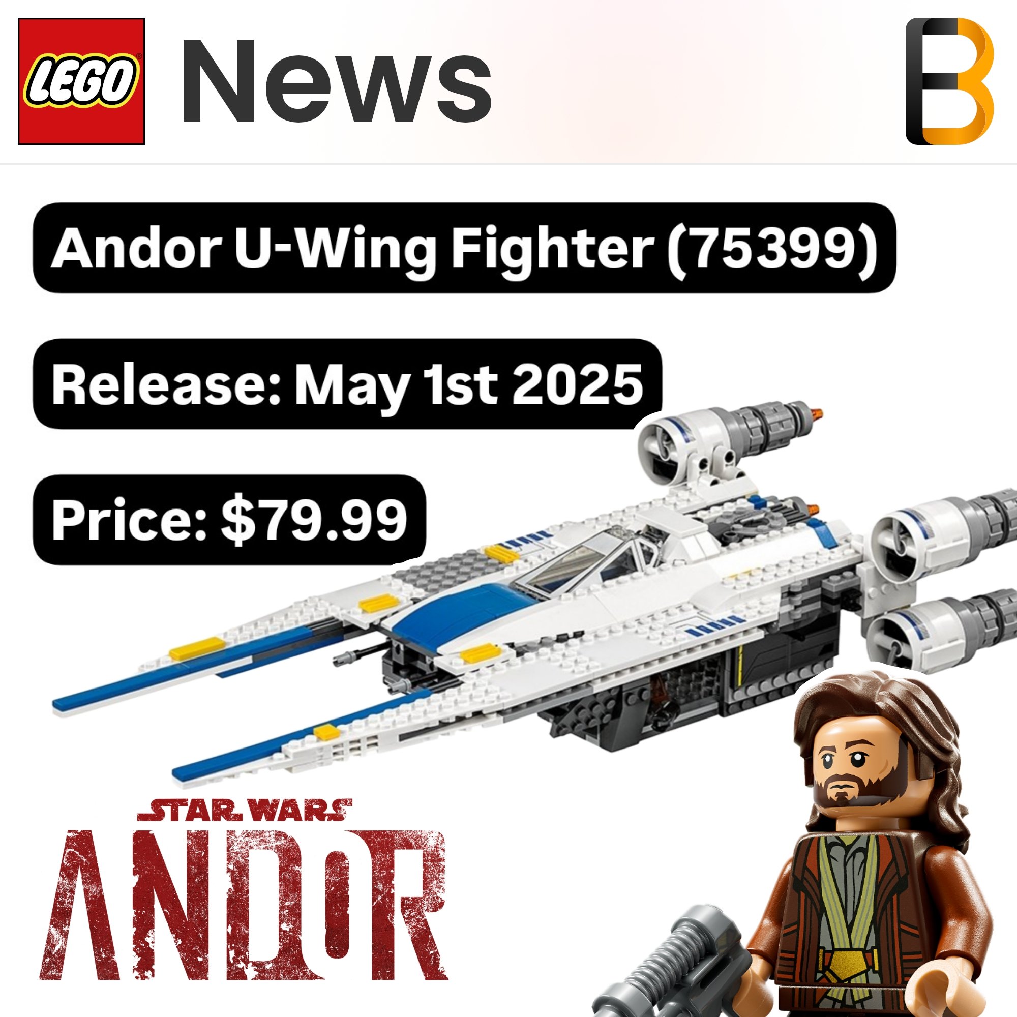 Falconbricks LEGO News on X New LEGO Star Wars Andor U Wing rumored for 2025 legonews legoleaks lego starwars andor https t KYtfTpPlpI X