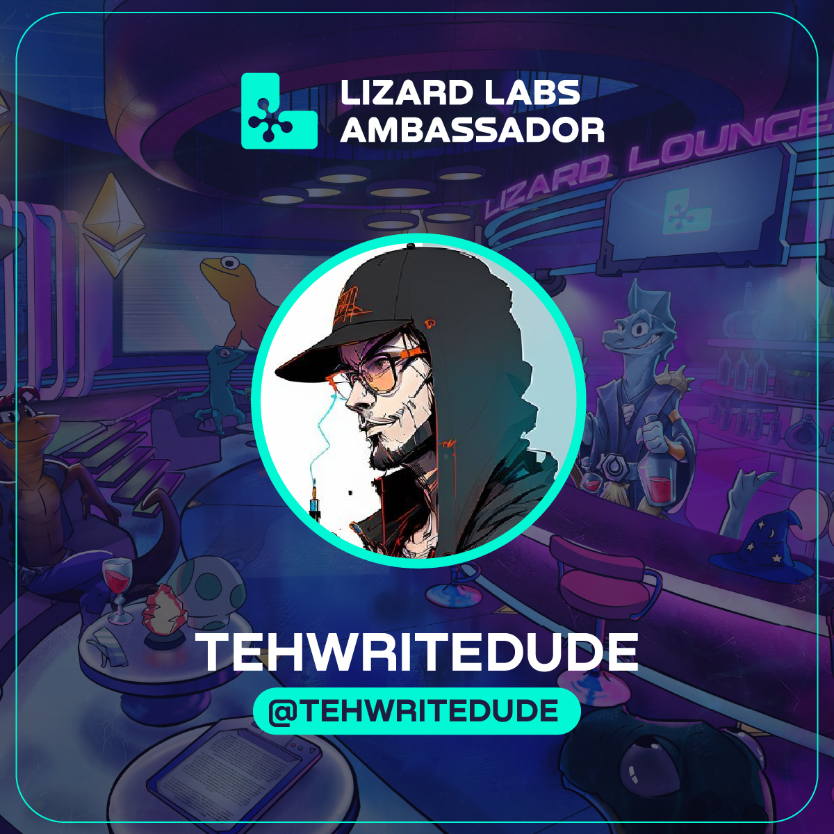 Our newest Lizard Labs Ambassador joins the ranks 💪

<a href="/tehwritedude/">TehWriteDude</a> is an avid gamer, playing all kinds of games. Make sure to tune into his horror streams on Mondays!

Welcome to the Lizard Lounge, ser 🦎
