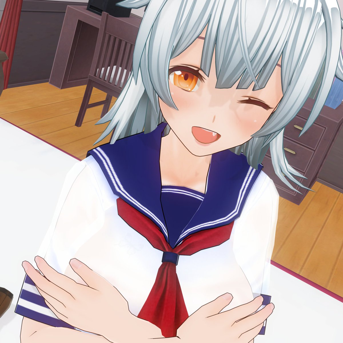 you_saionji1225's tweet image. おはようございます！

今日は木曜日！
なんかここ数日実柚が忙しそう🤔
ぜひなんとなく応援してあげてくださいね😝

今日は19時から #FactoryOutletSimulator 配信です✨
昨日投稿した動画もぜひご覧くださいね！

「透けセーラーですよ✨」

#おはようVtuber 
#Vtuber