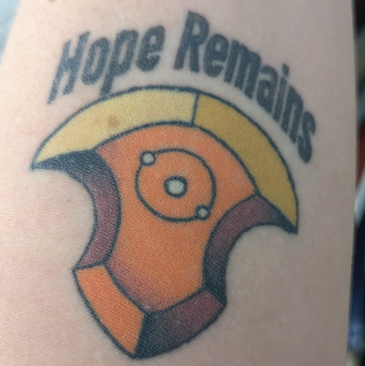 WandererOrion's tweet photo. Fucking have my fucking dead fictional boyfriend's song tattooed on my literal fucking body and I didn't even KNOW!!! I AM GOING TO THROW UP!!! https://t.co/2kULR6lHbn