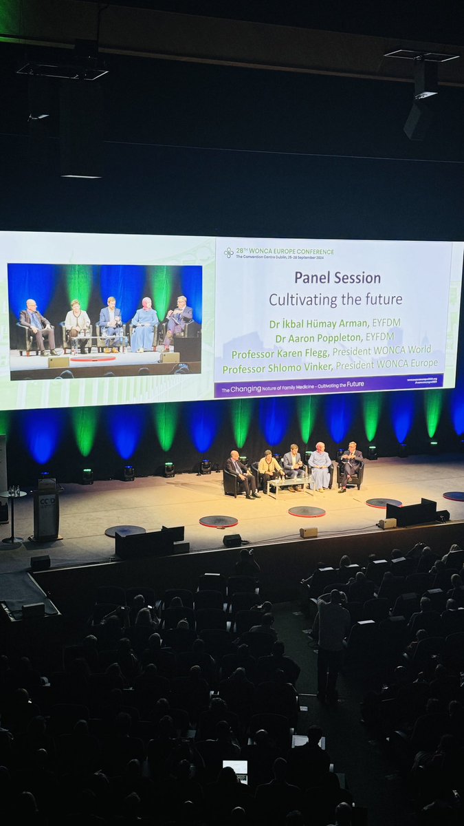 Panel session at the opening ceremony 
#woncaeurope2024 <a href="/KarenFlegg/">Karen Flegg</a> <a href="/AaronPoppleton/">Aaron Poppleton</a>