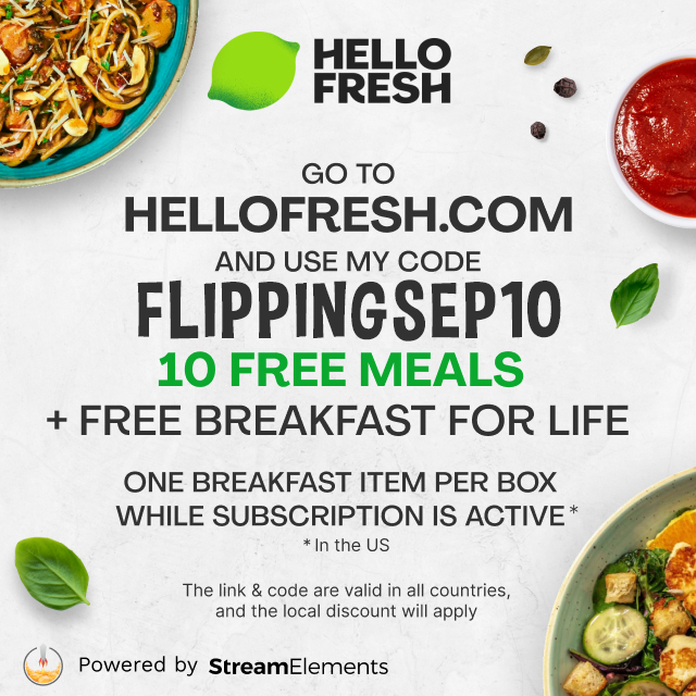 FlippingOSRS's tweet photo. Who wants free breakfast?

Subscribe to @HelloFresh and use my code FLIPPINGSEP10 to receive 10 free meals + free breakfast for life! One breakfast item per box while subscription is active if you’re in the US. Outside the US, the local discount will apply
#hellofreshpartner, #ad https://t.co/44ts4VFhVF
