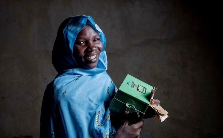 "I have been part of a saving's group for about a year now. I'm so thankful for it because I know when I have an emergency, the money will be there. It gives me peace." –Fatima, Chad