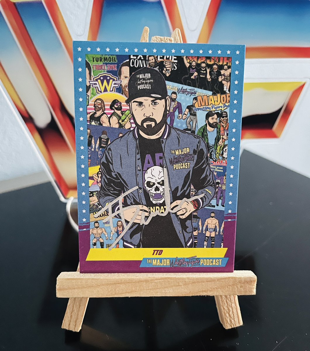 Tweet_Wrestling (@tweet_wrestling) on Twitter photo Itβs #WrestlingCardWednesday
And this weeks pick is the living legend <a href="/TTDWrestling/">TTDWrestling</a>
One of the great wrestling figure/card/merch/pig dog designers out there and a damn right legend.
Thank you TTD and <a href="/MajorWFPod/">The Major Wrestling Figure Podcast</a>
<a href="/hWoOfficialPage/">#hWo Hasbro World Order</a> Can you dig that SUCKA Itβs #WrestlingCardWednesday
And this weeks pick is the living legend <a href="/TTDWrestling/">TTDWrestling</a>
One of the great wrestling figure/card/merch/pig dog designers out there and a damn right legend.
Thank you TTD and <a href="/MajorWFPod/">The Major Wrestling Figure Podcast</a>
<a href="/hWoOfficialPage/">#hWo Hasbro World Order</a> Can you dig that SUCKA
