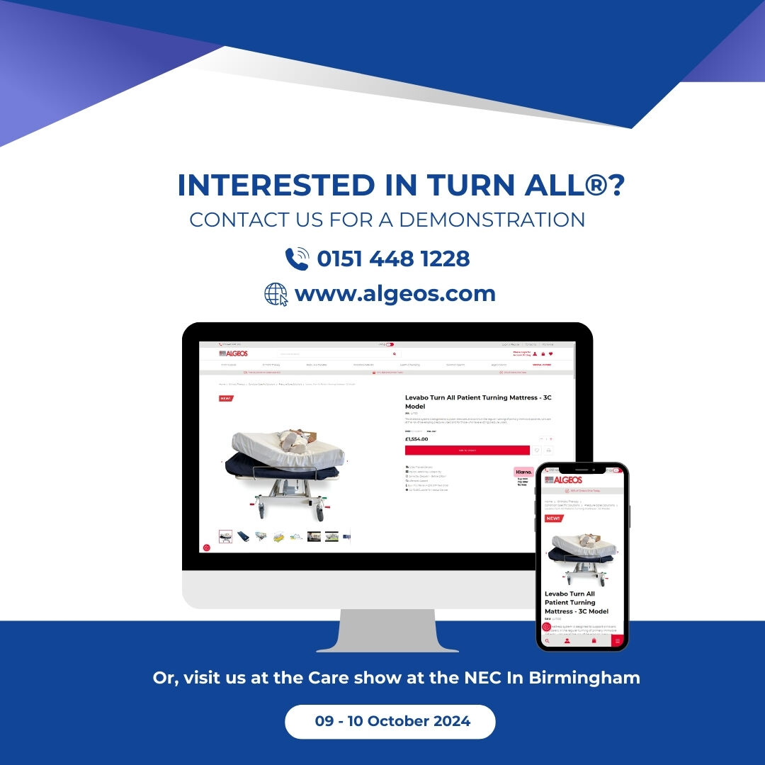 AlgeosUK's tweet image. The Turn-All® mattress by Levabo automates patient repositioning, reducing pressure ulcers and improving comfort. Saves up to £7K/year per mattress in care costs. Ideal for hospitals and homecare. Boost care and efficiency now!

#PressureUlcerPrevention #PatientCare