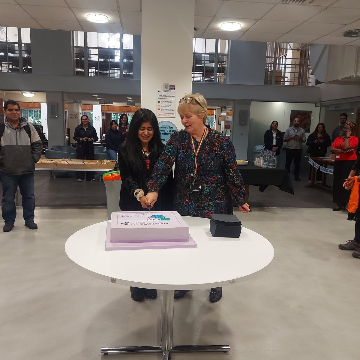 Prof Zoë Waller (@drzoewaller) on Twitter photo Cate delivered on the cake she promised as our Director at the School. Fantastic to be able to celebrate World Pharmacist Day!
<a href="/School_Pharmacy/">UCL School of Pharmacy</a>
<a href="/UCLLifeSciences/">UCL Faculty of Life Sciences</a> Cate delivered on the cake she promised as our Director at the School. Fantastic to be able to celebrate World Pharmacist Day!
<a href="/School_Pharmacy/">UCL School of Pharmacy</a>
<a href="/UCLLifeSciences/">UCL Faculty of Life Sciences</a>