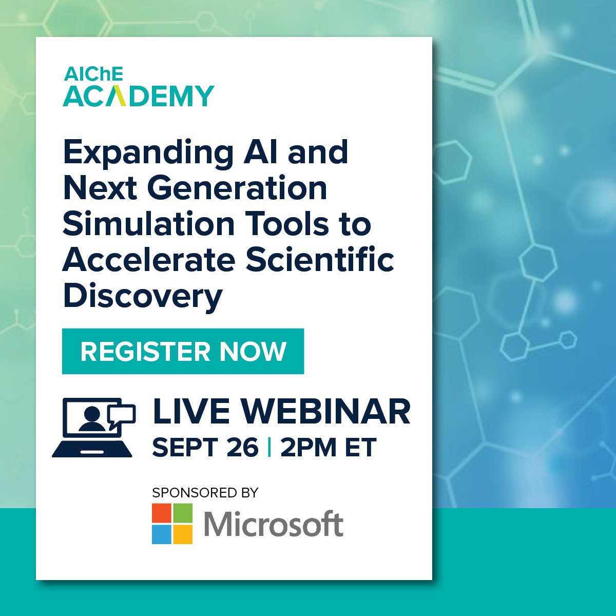 ChEnected's tweet image. Join us tomorrow to explore how AI and Generative Chemistry drive novel molecule discovery, see how Unilever leverages HPC for product innovation, and learn the latest tools to accelerate chemistry simulations. Register now: bit.ly/4d9ahCo #freewebinar #techwebinar