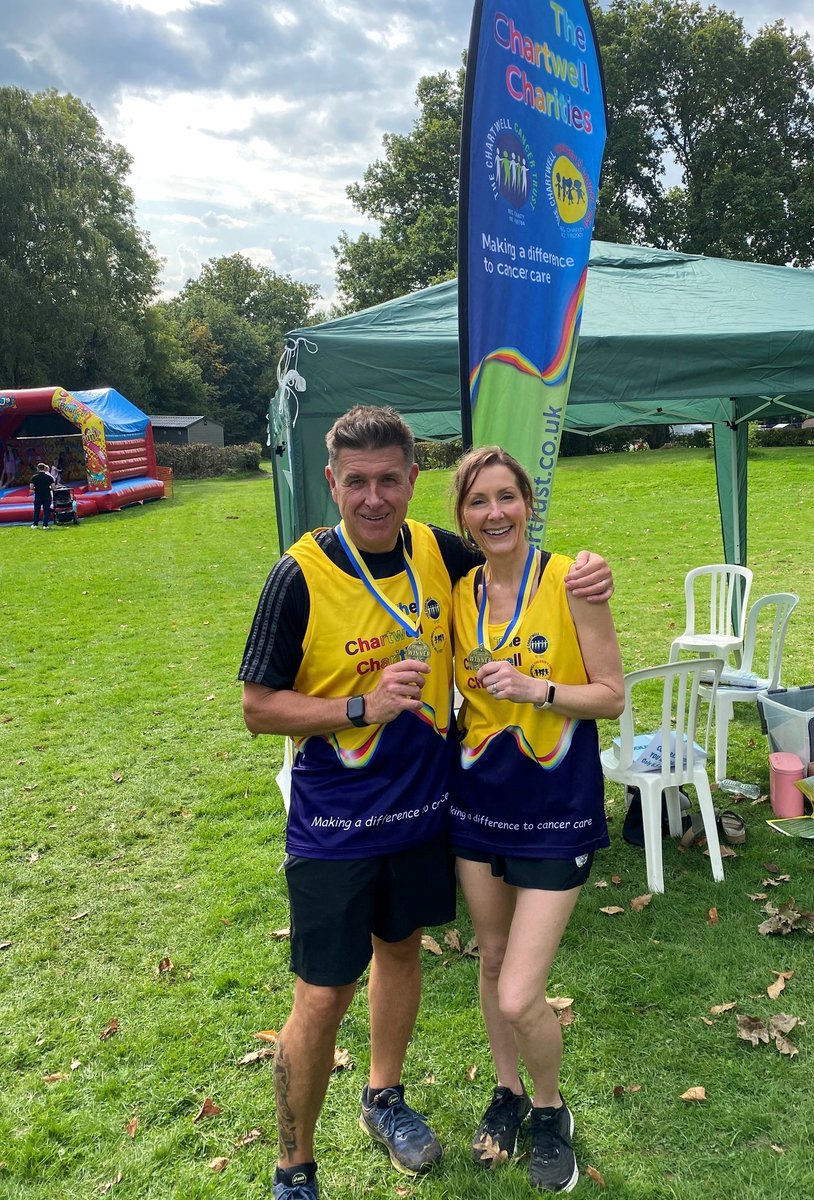 A huge well done to our Practice Manager Lorraine Boichat and Paul Boichat for completing the 10K at the Stride or Ride event at Bewl Water! 🎉

They've raised an amazing £1,355 for <a href="/ChartwellCancer/">ChartwellCancerTrust</a> &amp; <a href="/CCTchildren/">The Chartwell Children's Cancer Trust</a>, helping to support cancer patients and their families 👏
