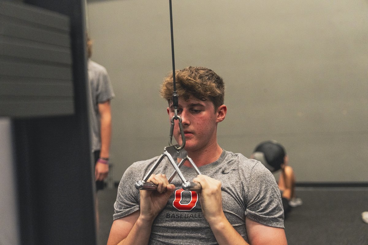 Ohio State Baseball (@ohiostatebase) on Twitter photo Buckeyes crushing it in the weight room 🏋️♂️
#GoBucks Buckeyes crushing it in the weight room 🏋️♂️
#GoBucks