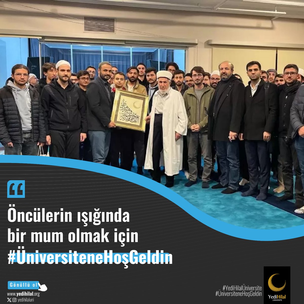 Öncülerin ışığında bir mum olmak için #ÜniversiteneHoşGeldin