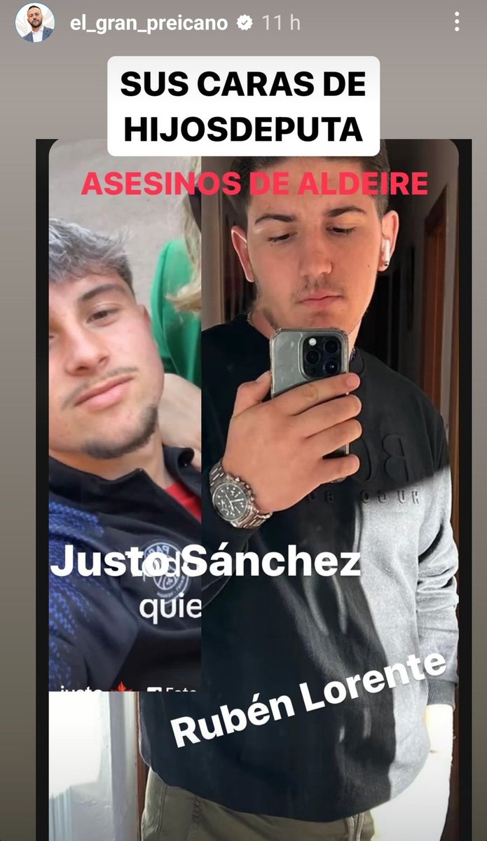 Harley_NotQueen's tweet photo. Denunciarme los que no tengáis alma.
Me suda el papo.

Queremos pan, queremos vino y a estos HDP colgados de un pino

Psicópatas #Aldeire
- Rubén Lorente
- Justo Sánchez 
Bajo la protección de su mami:
- Dolores Sánchez Domínguez
ayuntamiento@aldeire.es

@Aldeirenxs @PorAldeire https://t.co/JqzQTecfYC