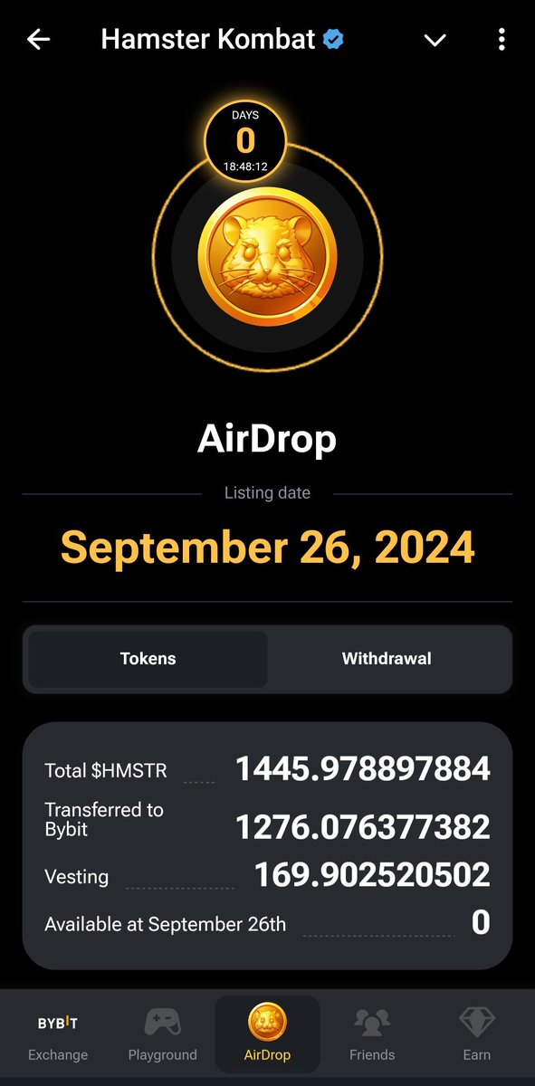 TavernsN's tweet photo. Gearing to WIN from 1L INR worth $HMSTR token on CoinDCX!
 @CoinDCX #HamsterKombatOnCoinDCX https://t.co/t6EFVeCDMX