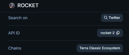 niodamian's tweet photo. $ROCKET is now officially listed on @coingecko , with the Terra Classic chain and category automatically added! 🙌
Huge thanks to #CoinGecko for fixing this issue—amazing collaboration! 
#Crypto #Blockchain #TerraClassic #Terraport #CryptoCommunity #P2E #DeFi https://t.co/L8QnzY13jG