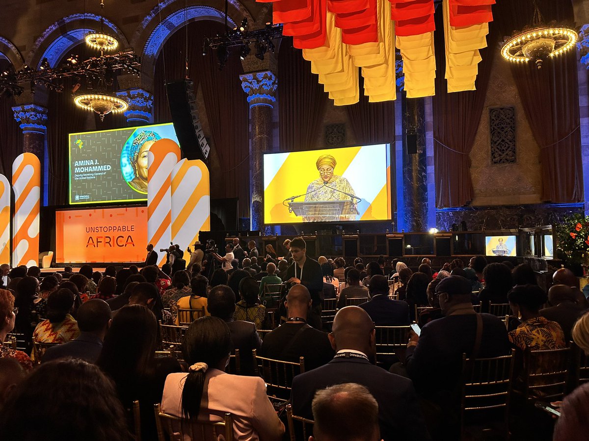 Gorgeous #Cipriani hosting Unstoppable #Africa with Deputy-Secretary-General Amina Mohammed.
