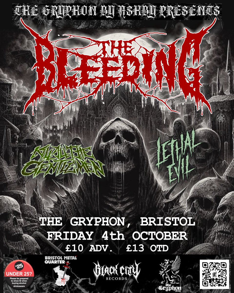 FRIDAY 4th OCTOBER, at The Gryphon in Bristol! With <a href="/katgtheband/">Kill All The Gentlemen</a> and Lethal Evil! BE THERE! 
<a href="/RedefiningDark/">Redefining Darkness Records</a>   
#metal #deathmetal #thrashmetal