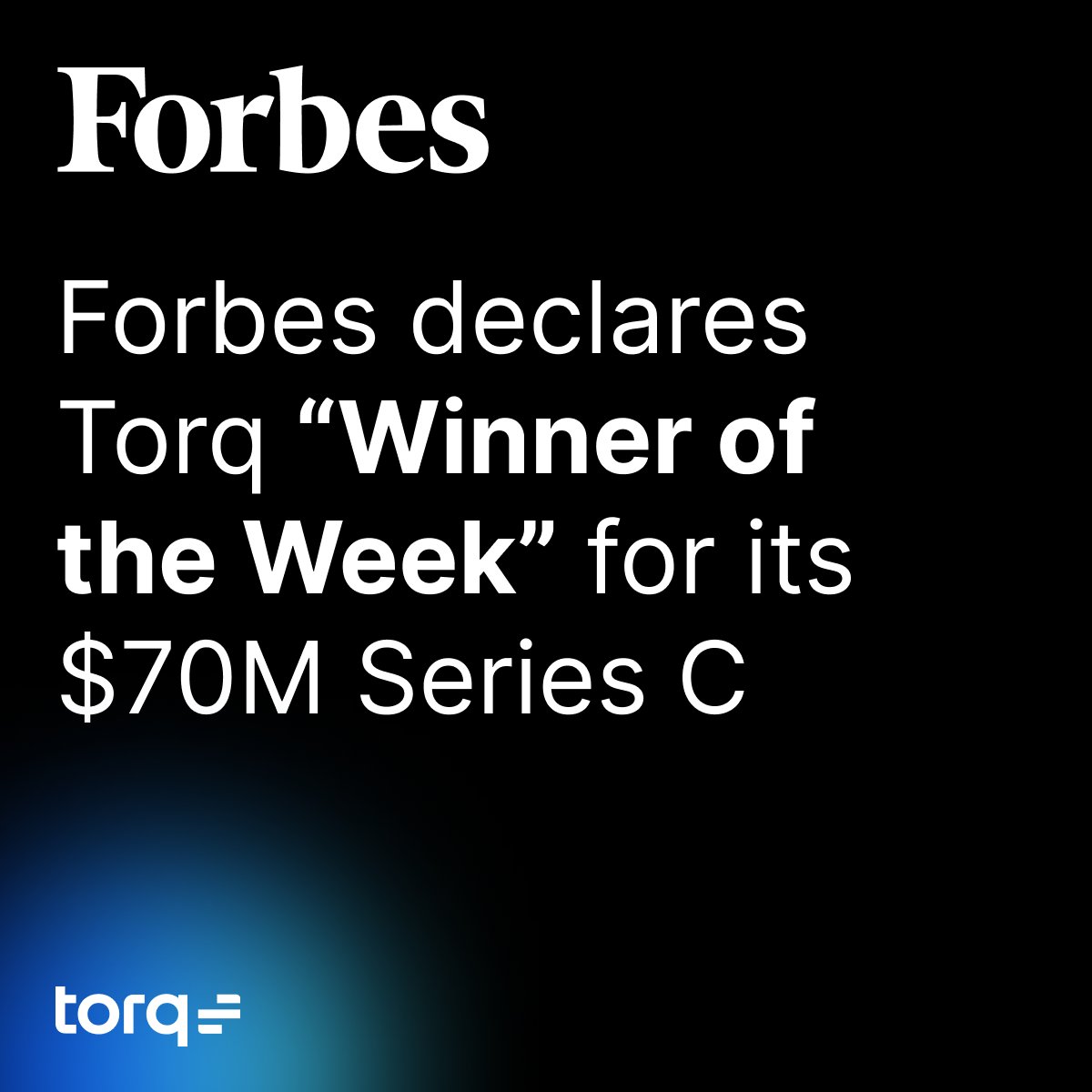 .<a href="/Forbes/">Forbes</a> declares Torq "Winner of the Week" for its $70M Series C 🔥 bit.ly/4eh7jNM