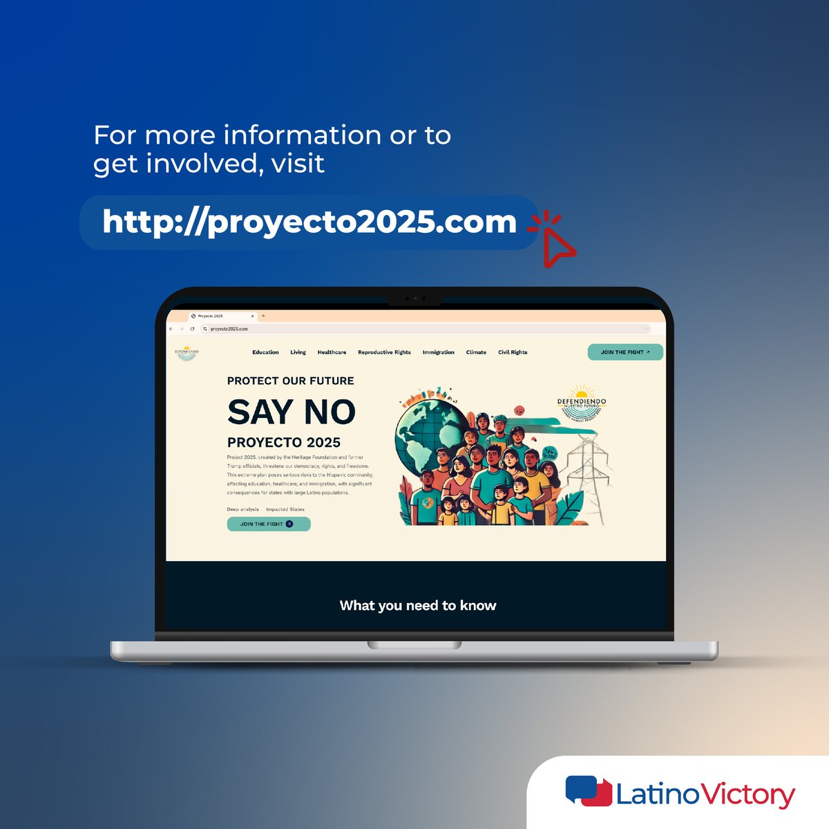 Please visit proyecto2025.com to learn more.