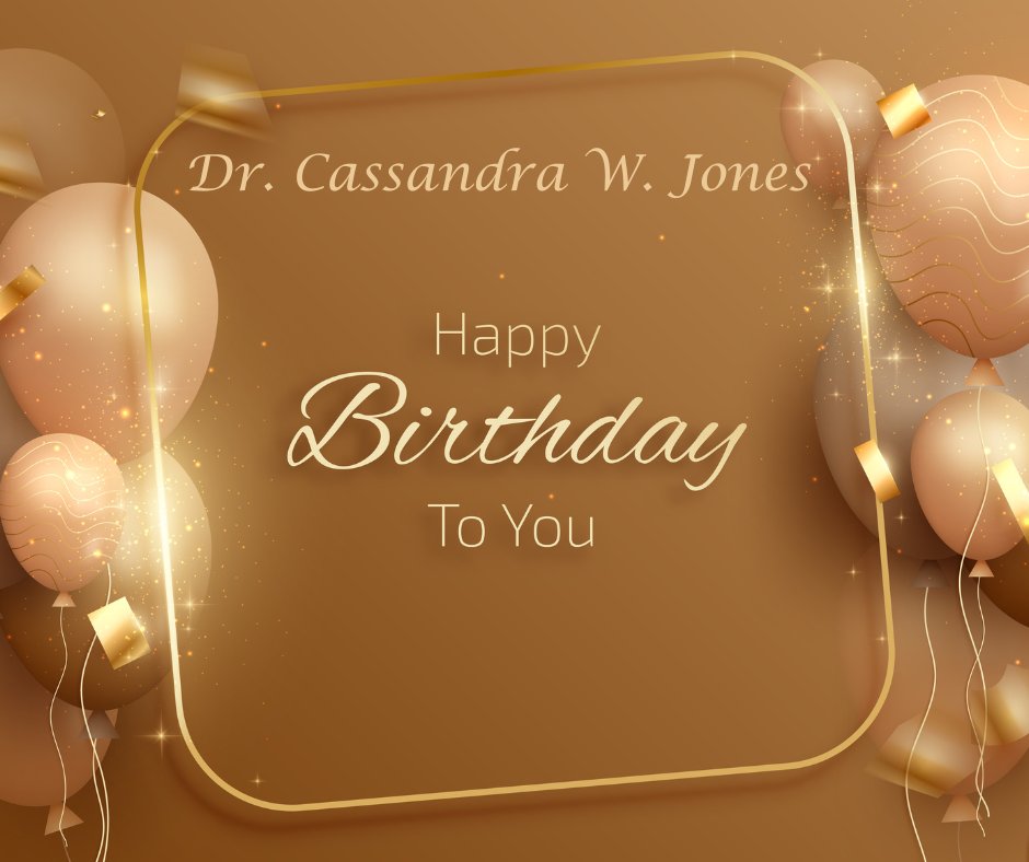 NextStepAssoc's tweet photo. Today, we celebrate the birthday of Dr. Cassandra W. Jones,
CEO &amp; President of Next Step Associates, LLC
We celebrate you! https://t.co/vsSrZ167Zc
