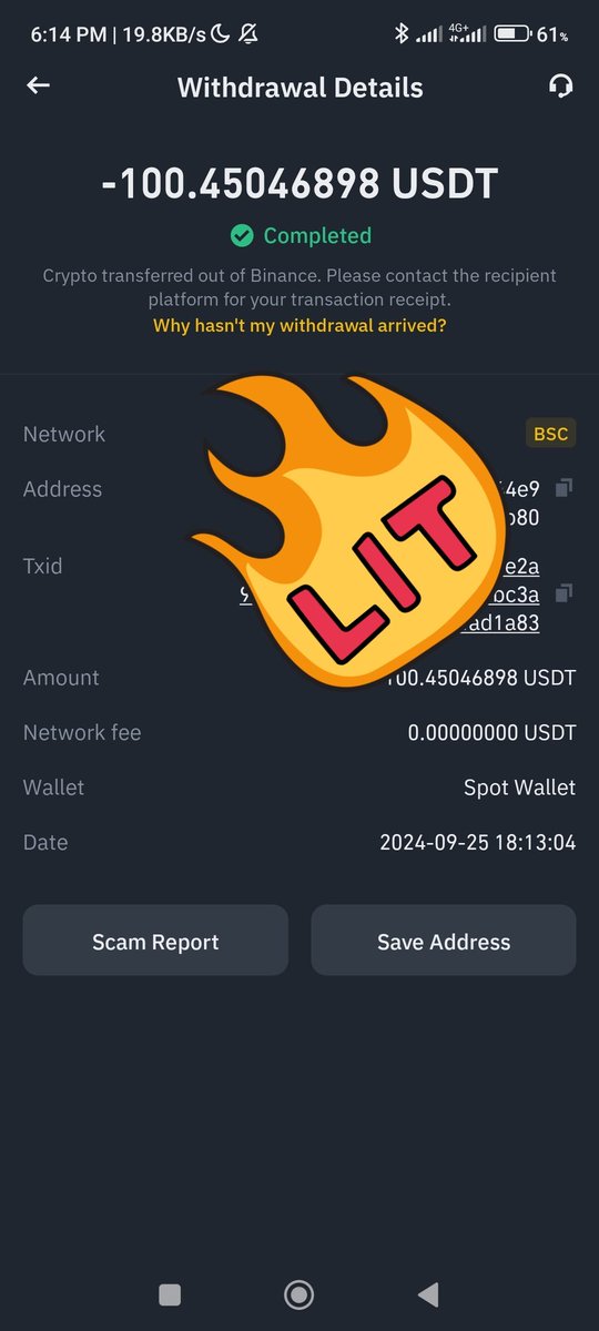 Crew1Versatile's tweet photo. Enjoying Seamless and Free Transfers on BNB CHAIN is a Big Flex #GasFreeStablesOnBNB https://t.co/3FvwiFLB8c