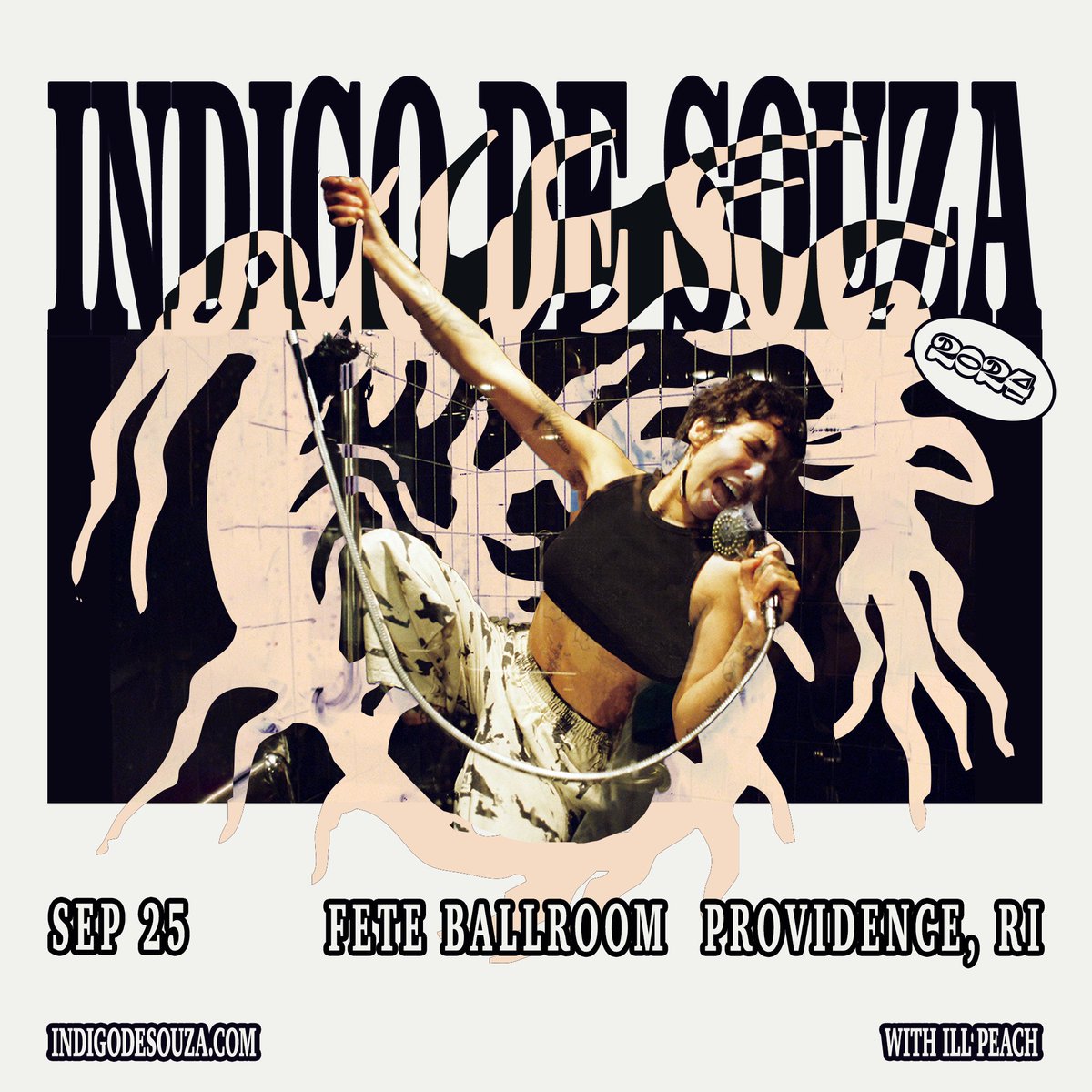 Bowery Boston (@boweryboston) on Twitter photo TONIGHT! <a href="/IndigoDeSouza/">Indigo De Souza</a> <a href="/fetemusic/">Fete Music Hall</a>
with <a href="/illpeach__/">ill peach</a>
Doors @ 7pm
Show @ 8pm
Tickets still available online or at the door 🎟️🎟️// ticketweb.com/event/indigo-d… TONIGHT! <a href="/IndigoDeSouza/">Indigo De Souza</a> <a href="/fetemusic/">Fete Music Hall</a>
with <a href="/illpeach__/">ill peach</a>
Doors @ 7pm
Show @ 8pm
Tickets still available online or at the door 🎟️🎟️// ticketweb.com/event/indigo-d…
