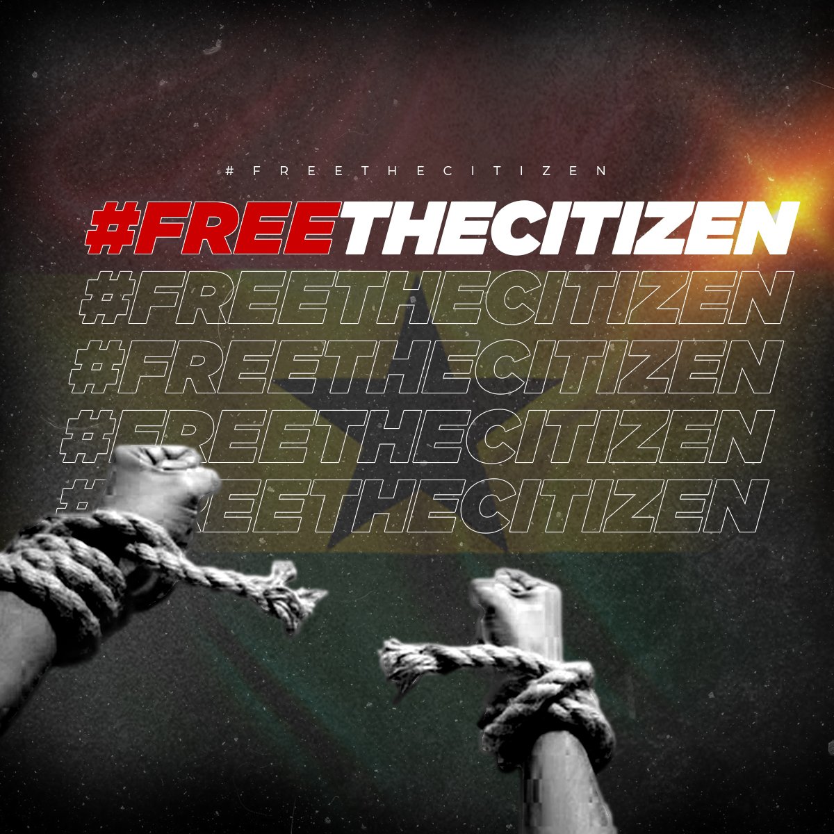 senam_jnr's tweet photo. @gyaigyimii #FreetheCitizen https://t.co/jwfkegUkAo