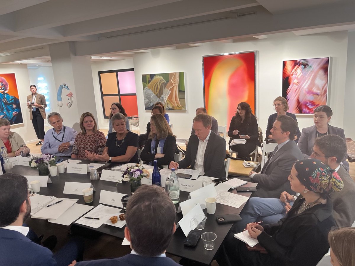 Ylva Johansson (@ylvajohansson) on Twitter photo Today pleased to hear experienced leaders say "we can learn from Europe on migration". Because we built a comprehensive migration policy with the Migration Pact we are having a global impact. Thank you <a href="/Pathways_Intl/">Pathways International</a> for hosting an excellent exchange #UNGA Today pleased to hear experienced leaders say "we can learn from Europe on migration". Because we built a comprehensive migration policy with the Migration Pact we are having a global impact. Thank you <a href="/Pathways_Intl/">Pathways International</a> for hosting an excellent exchange #UNGA