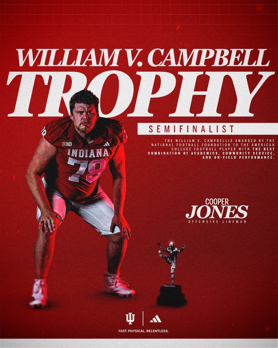 Cooper Jones, Campbell Trophy Semifinalist.