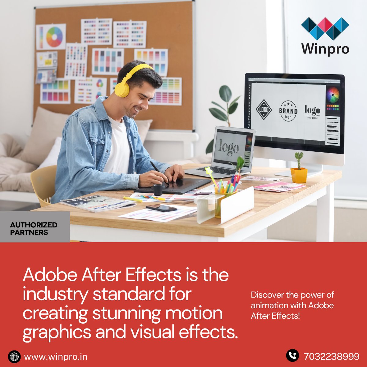 Winprosoftech's tweet image. Discover the power of animation with Adobe After Effects! Create everything from subtle motion graphics to breathtaking visual effects. Whether you’re a seasoned pro or just starting, After Effects opens up endless possibilities for creativity. Unleash your imagination today!