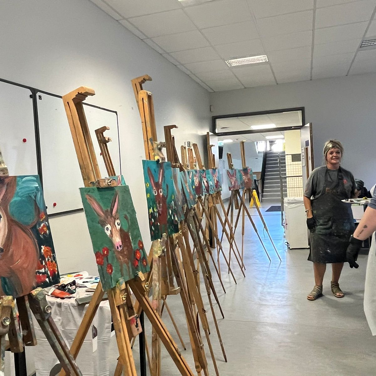 St Vincent's University Hospital (SVUH) (@svuh) on Twitter photo Our staff oil painting workshops with <a href="/DonnellyRed/">Deborah Donnelly the Artist</a> were a huge success! 🎨Thanks to @HseHealthWland, <a href="/artscouncil_ie/">The Arts Council / An Chomhairle Ealaíon</a>, <a href="/creativeirl/">Creative Ireland</a> & <a href="/HealthyIreland/">HealthyIreland</a>, our team had a chance to relax & recharge. We hope to run more in the future! #WellbeingAtWork #CreativeWellness <a href="/HSEDubSouthEast/">HSE Dublin and South East</a> Our staff oil painting workshops with <a href="/DonnellyRed/">Deborah Donnelly the Artist</a> were a huge success! 🎨Thanks to @HseHealthWland, <a href="/artscouncil_ie/">The Arts Council / An Chomhairle Ealaíon</a>, <a href="/creativeirl/">Creative Ireland</a> & <a href="/HealthyIreland/">HealthyIreland</a>, our team had a chance to relax & recharge. We hope to run more in the future! #WellbeingAtWork #CreativeWellness <a href="/HSEDubSouthEast/">HSE Dublin and South East</a>