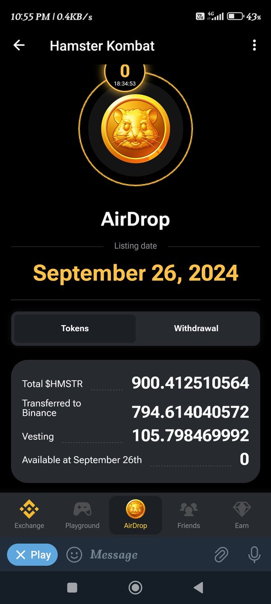 Gearing to WIN from 1L INR worth $HMSTR token on CoinDCX!
 <a href="/CoinDCX/">CoinDCX : India Ka Crypto Coach</a> #HamsterKombatOnCoinDCX