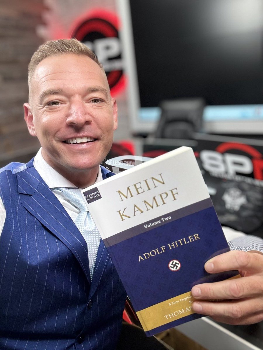 TrumpsEmails's tweet image. Stew Peters loves Hitler and Trump.