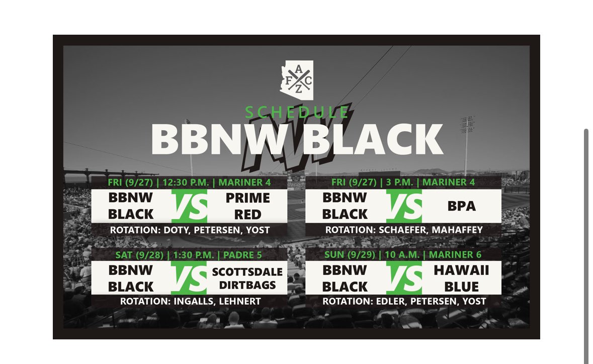 GradyEdler06's tweet image. I will be attending the AZ Fall classic this coming weekend (27th-29th) for BBNW Black. Super excited for the opportunity. #uncommitted
