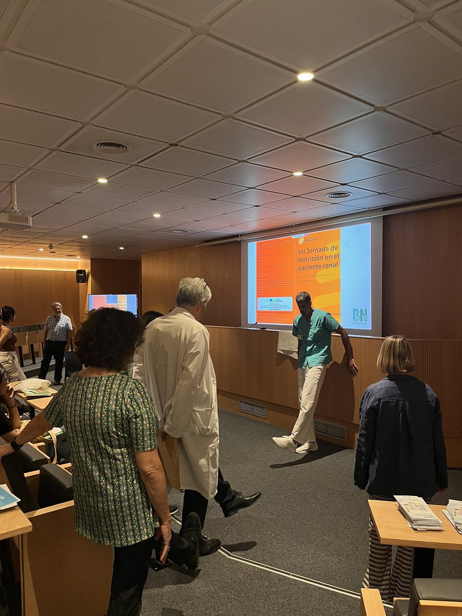 Ariel Tango Barrera (@tangoariel) on Twitter photo Avui se celebra la VII Jornada de Nutrició en el pacient renal organitzada pel Grup de Treball de Nutrició en malaltia renal <a href="/nefrocat/">Societat Catalana de Nefrologia</a>.
Participació de Nefròlegs, Nutricionistes i Infermeria.
Tenim treball per davant.
<a href="/SENefrologia/">S.E.N. Nefrología</a> Avui se celebra la VII Jornada de Nutrició en el pacient renal organitzada pel Grup de Treball de Nutrició en malaltia renal <a href="/nefrocat/">Societat Catalana de Nefrologia</a>.
Participació de Nefròlegs, Nutricionistes i Infermeria.
Tenim treball per davant.
<a href="/SENefrologia/">S.E.N. Nefrología</a>