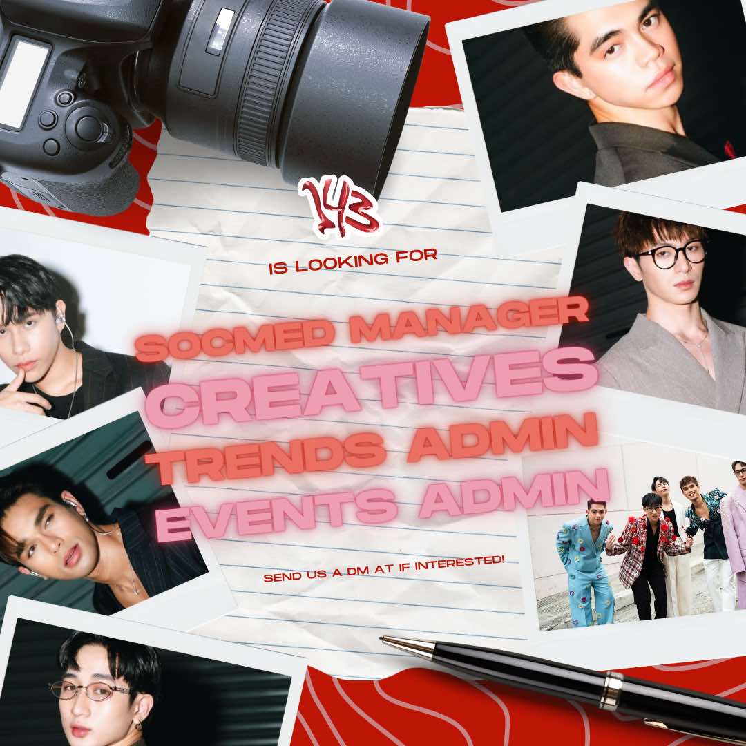 143ofc's tweet photo. Hey 143! 🔥

We’re looking for admins to help our boys in their PPOP Idol journey! 🌟 

Lahat ng positions open, so if you're game sa social media, events, o gusto mong tumulong, apply na! Let’s make this journey lit together! 🚀

https://t.co/7nVTMcjW4t https://t.co/xmGZs34sLC